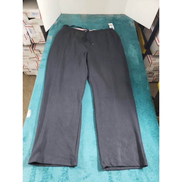 JM Collection Pants Extra Large Womens Black Drawstring Stretch Jeggings NWT - Picture 1 of 11